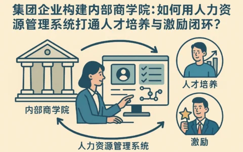 集团企业构建内部商学院：如何用人力资源管理系统打通人才培养与激励闭环？