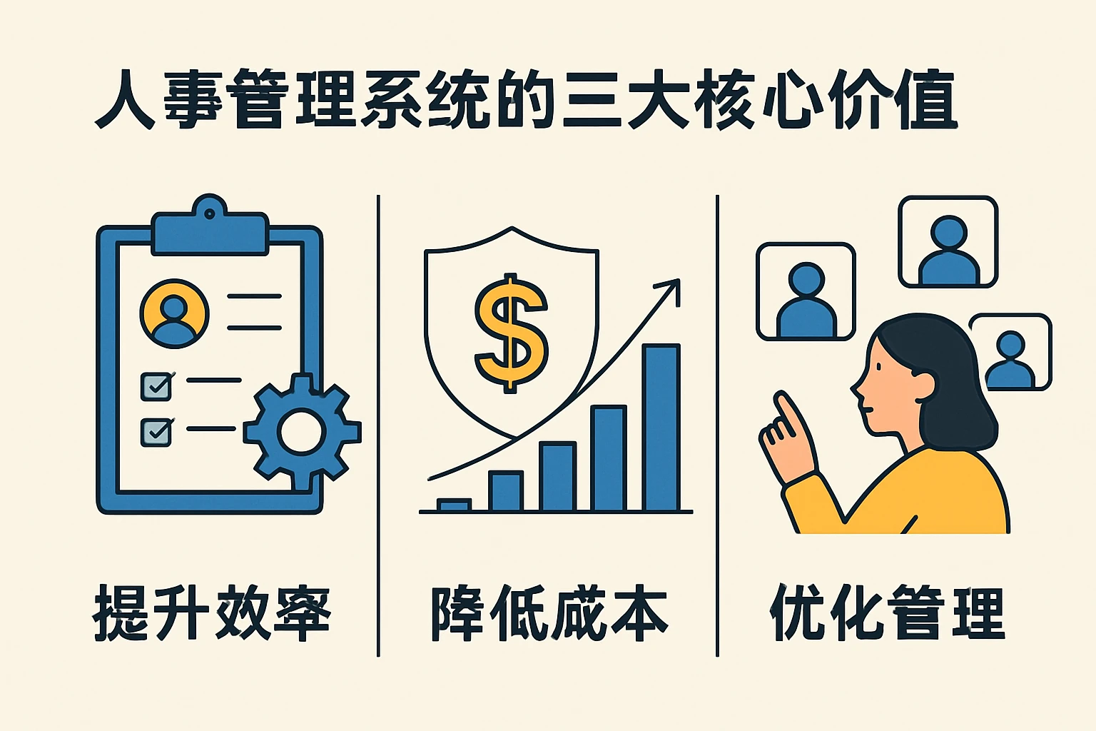 2. 人事管理系统的三大核心价值