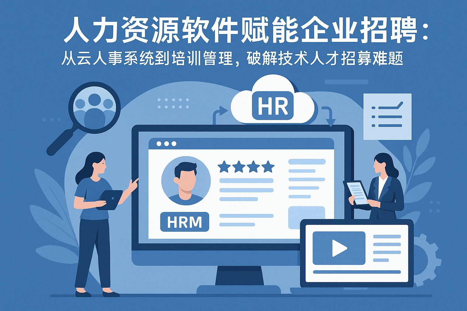 人力资源软件赋能企业招聘：从云人事系统到培训管理，破解技术人才招募难题