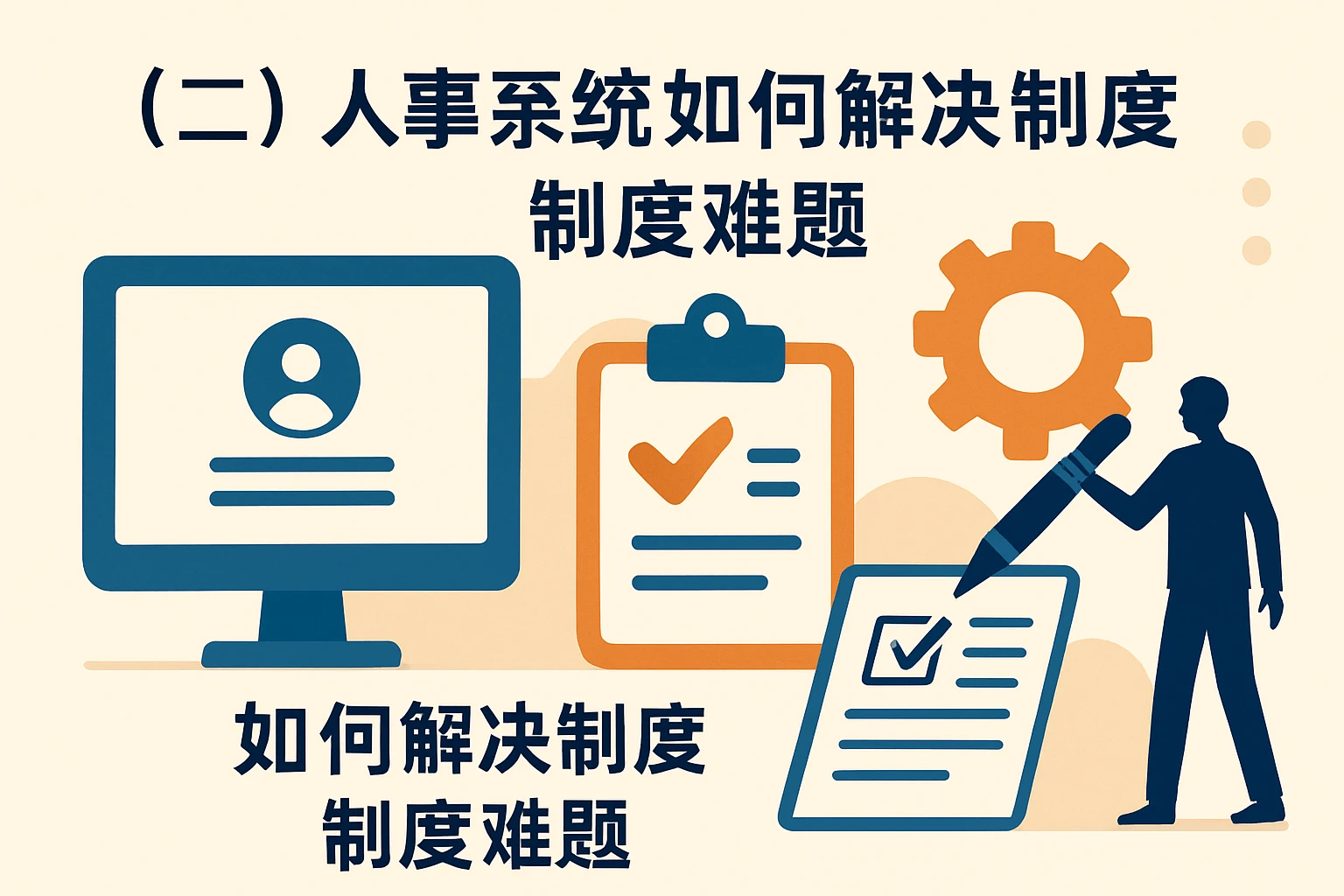 （二）人事系统如何解决制度制定难题