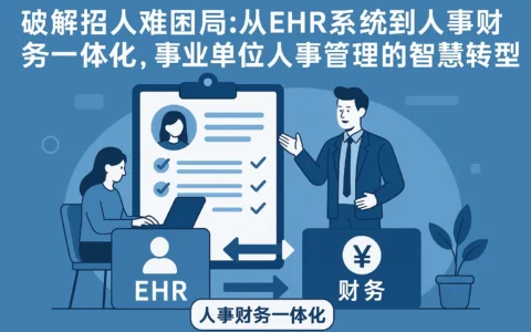 破解招人难困局：从EHR系统到人事财务一体化，事业单位人事管理的智慧转型