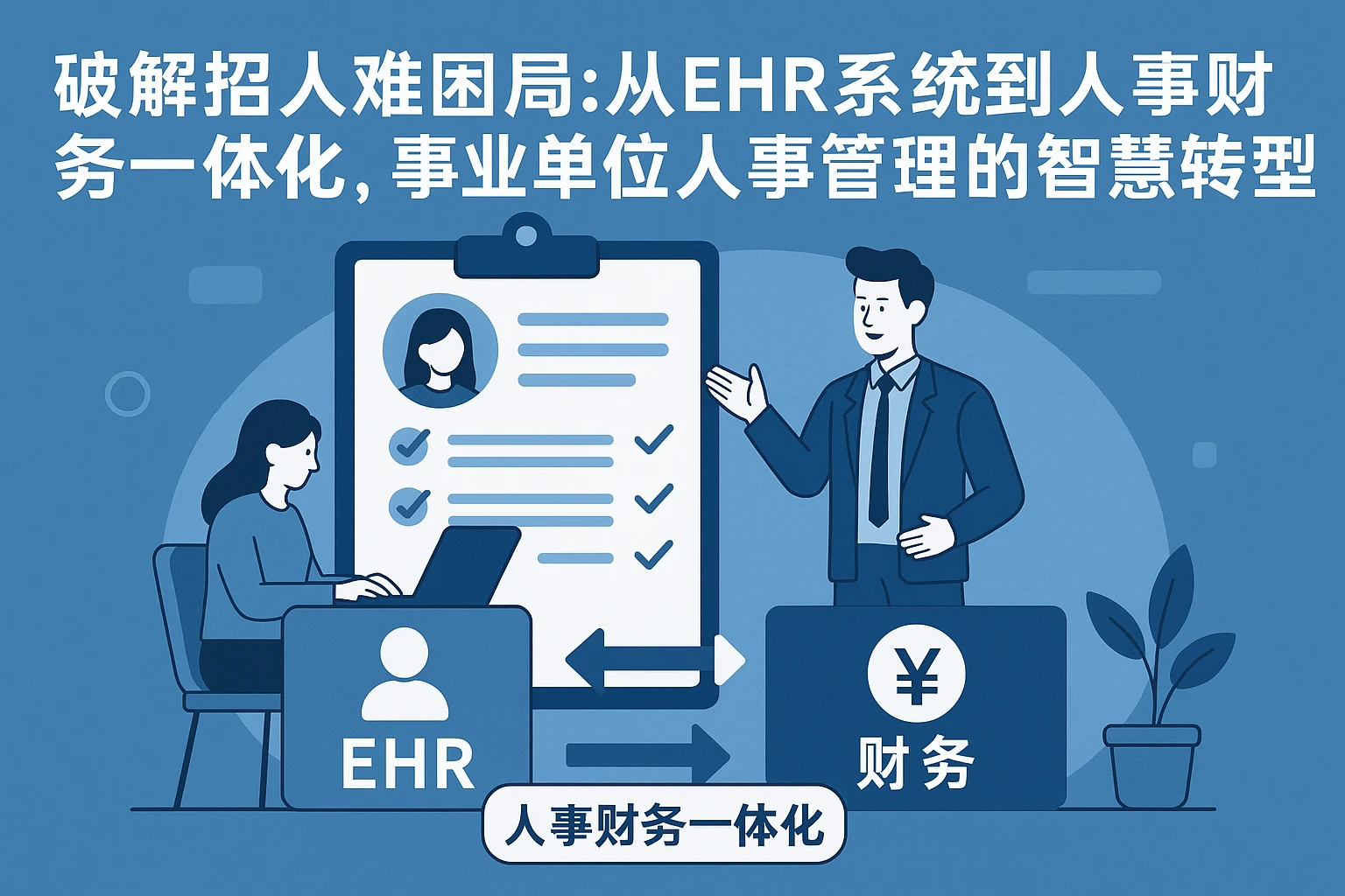 破解招人难困局：从EHR系统到人事财务一体化，事业单位人事管理的智慧转型