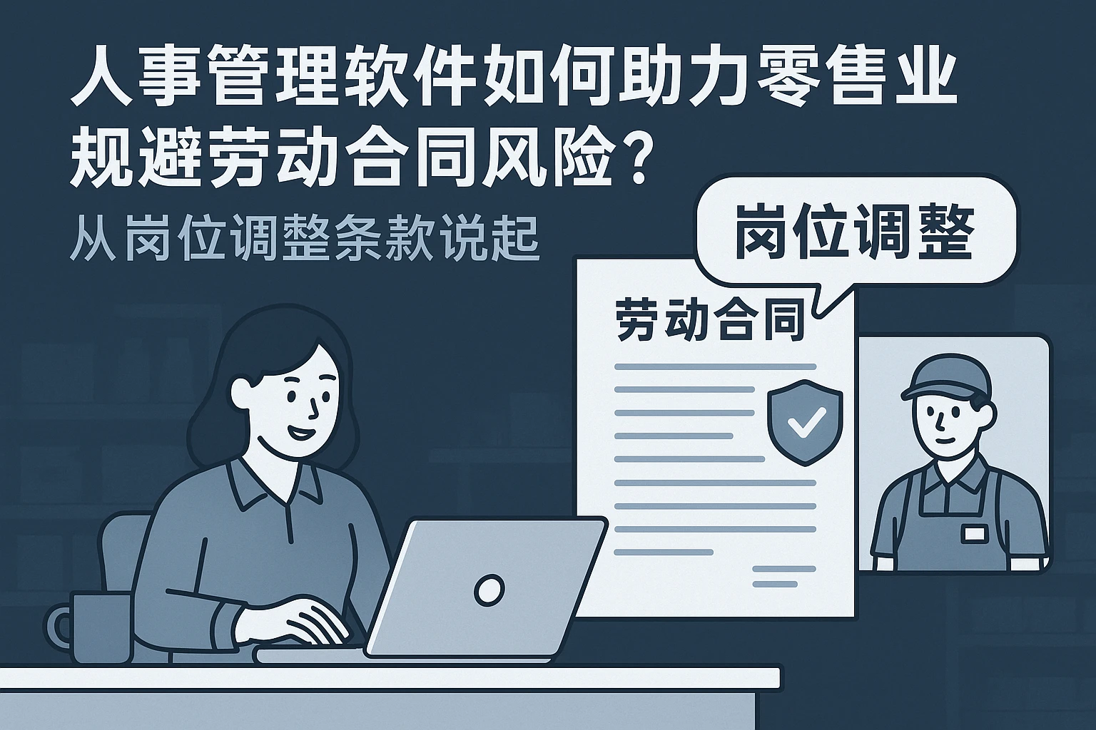 人事管理软件如何助力零售业规避劳动合同风险？从岗位调整条款说起