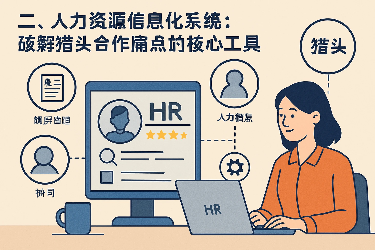 二、人力资源信息化系统：破解猎头合作痛点的核心工具