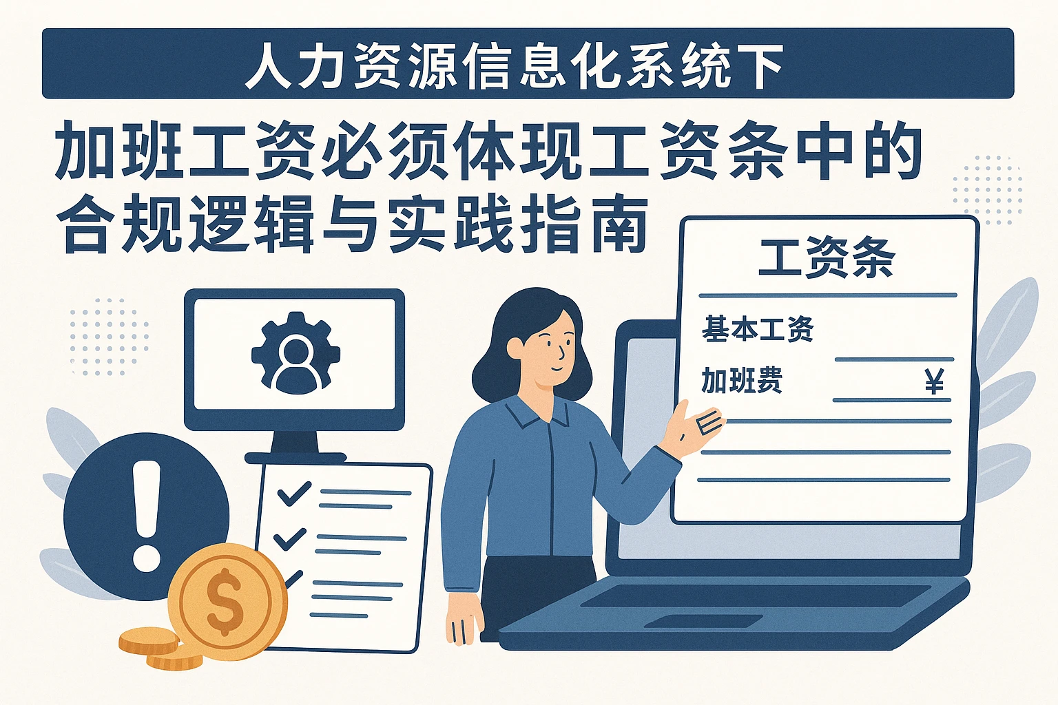 人力资源信息化系统下，加班工资必须体现在工资条中的合规逻辑与实践指南