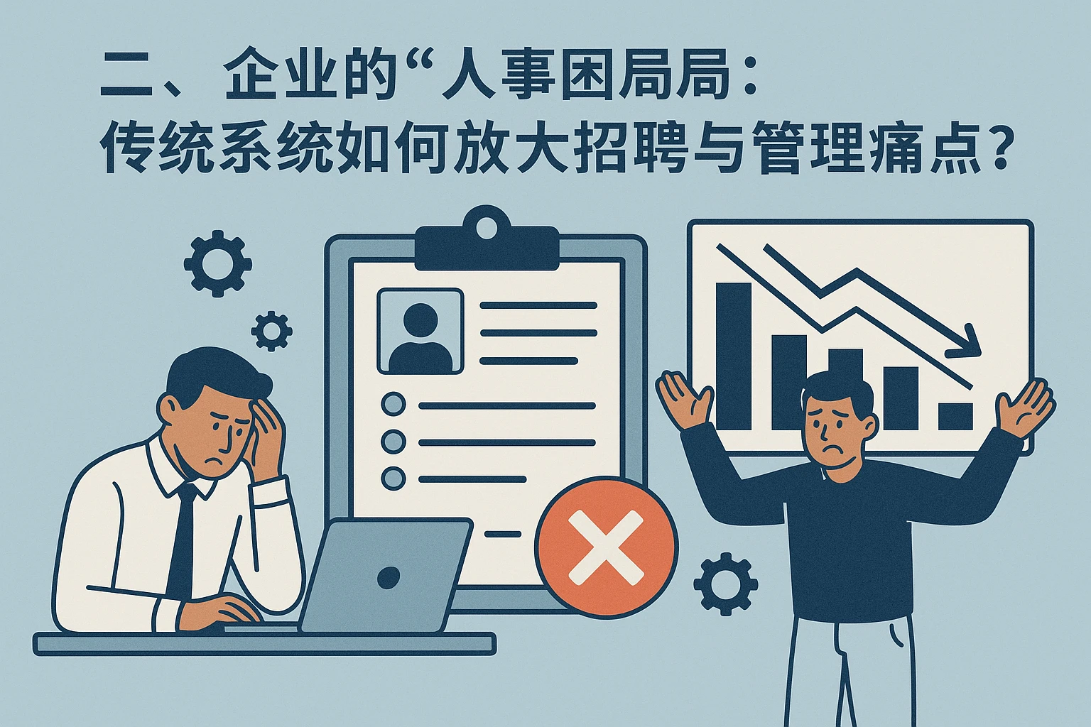 二、企业的“人事困局”：传统系统如何放大招聘与管理痛点？