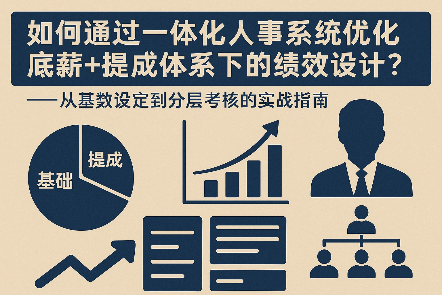 如何通过一体化人事系统优化底薪+提成体系下的绩效设计？——从基数设定到分层考核的实战指南