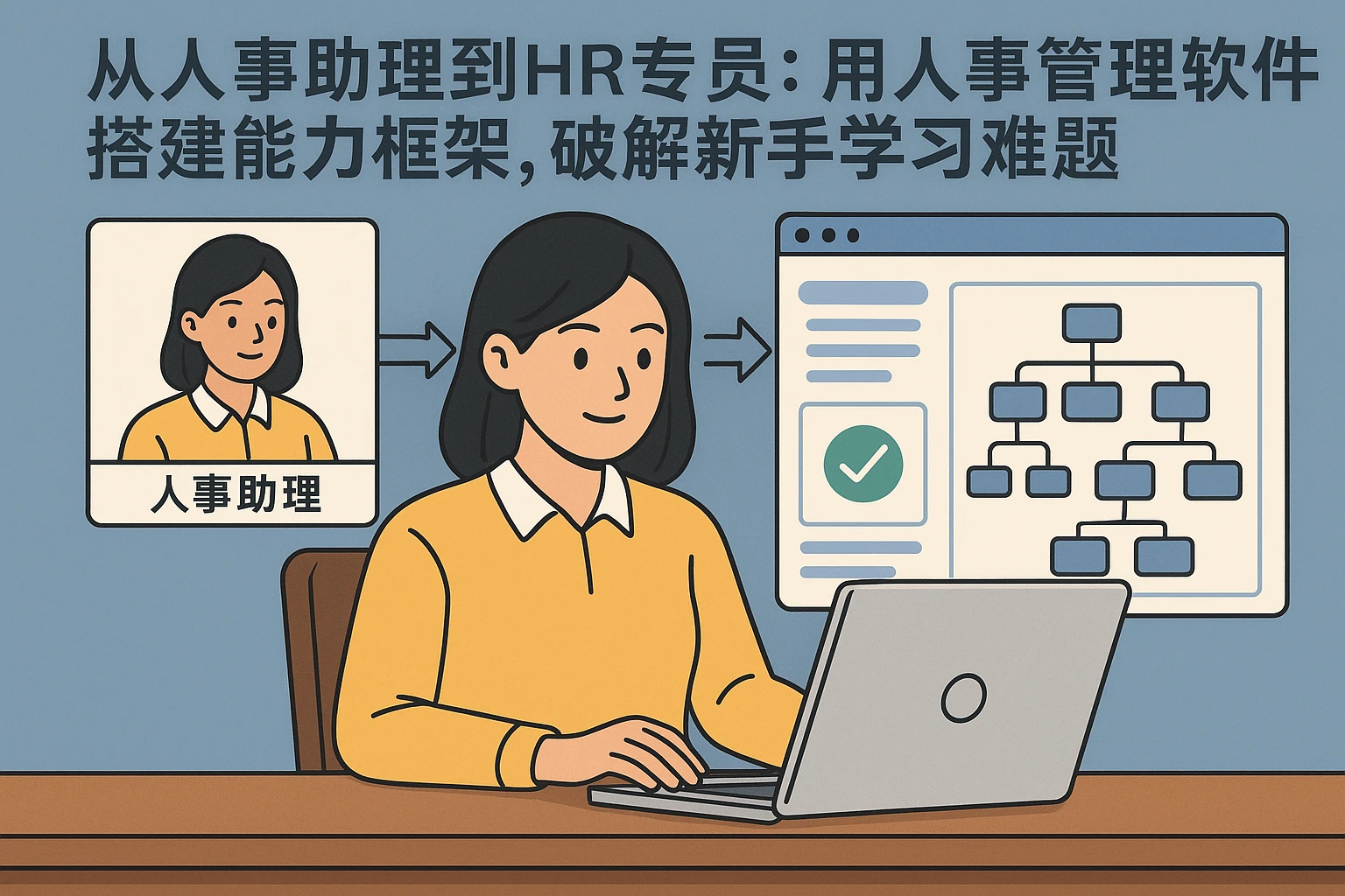 从人事助理到HR专员：用人事管理软件搭建能力框架，破解新手学习难题