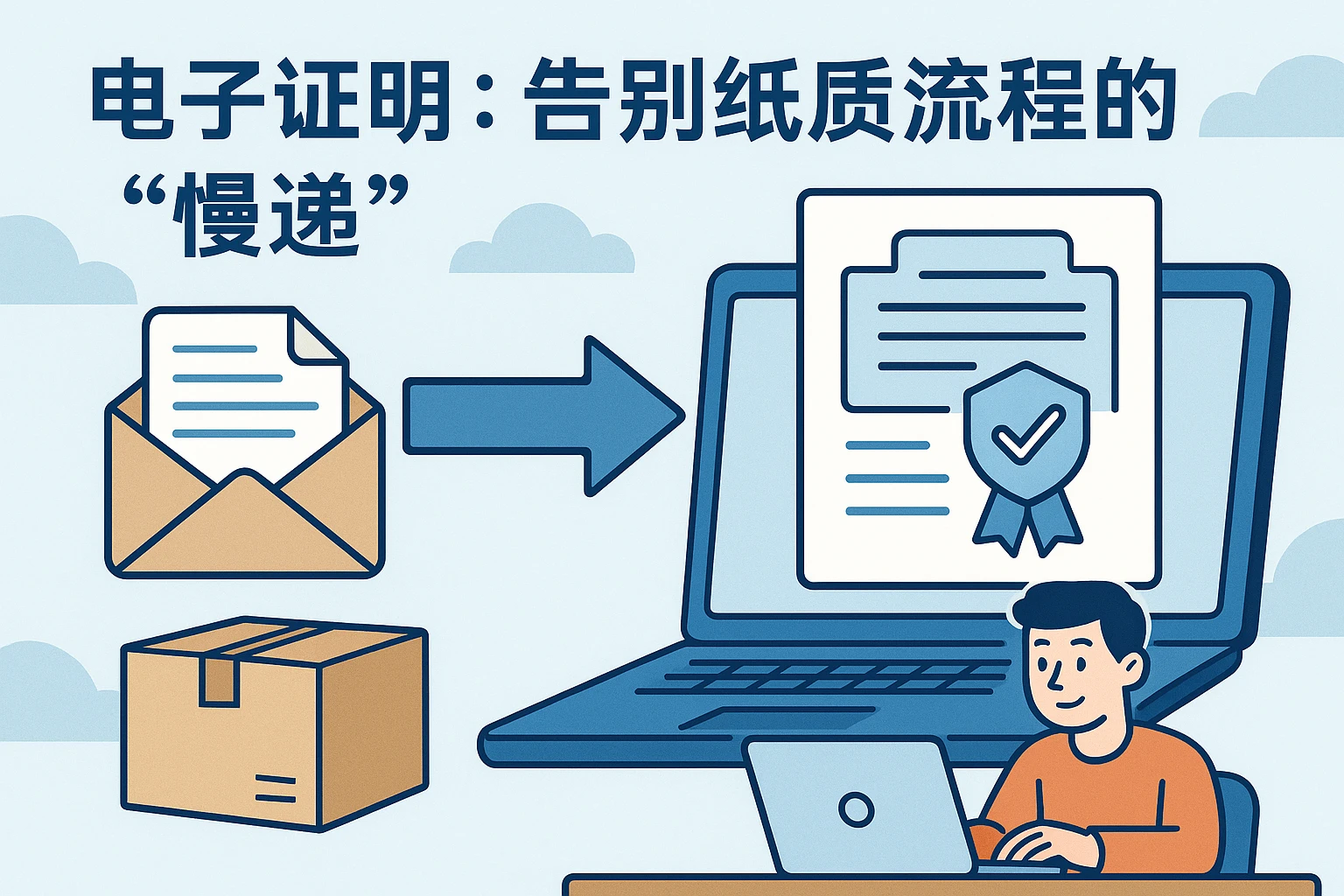 2. 电子证明：告别纸质流程的“慢递”