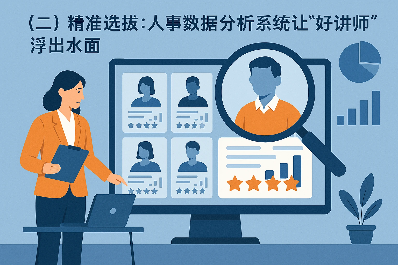 （二）精准选拔：人事数据分析系统让“好讲师”浮出水面