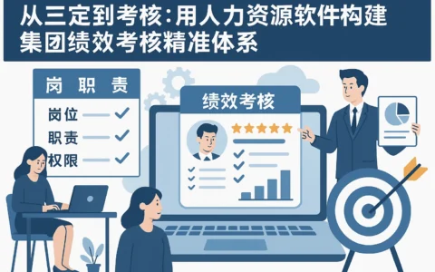 从三定到考核：用人力资源软件构建集团绩效考核精准体系