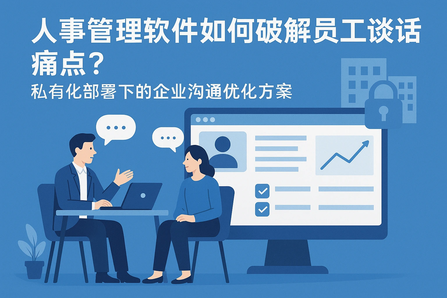 人事管理软件如何破解员工谈话痛点？私有化部署下的企业沟通优化方案