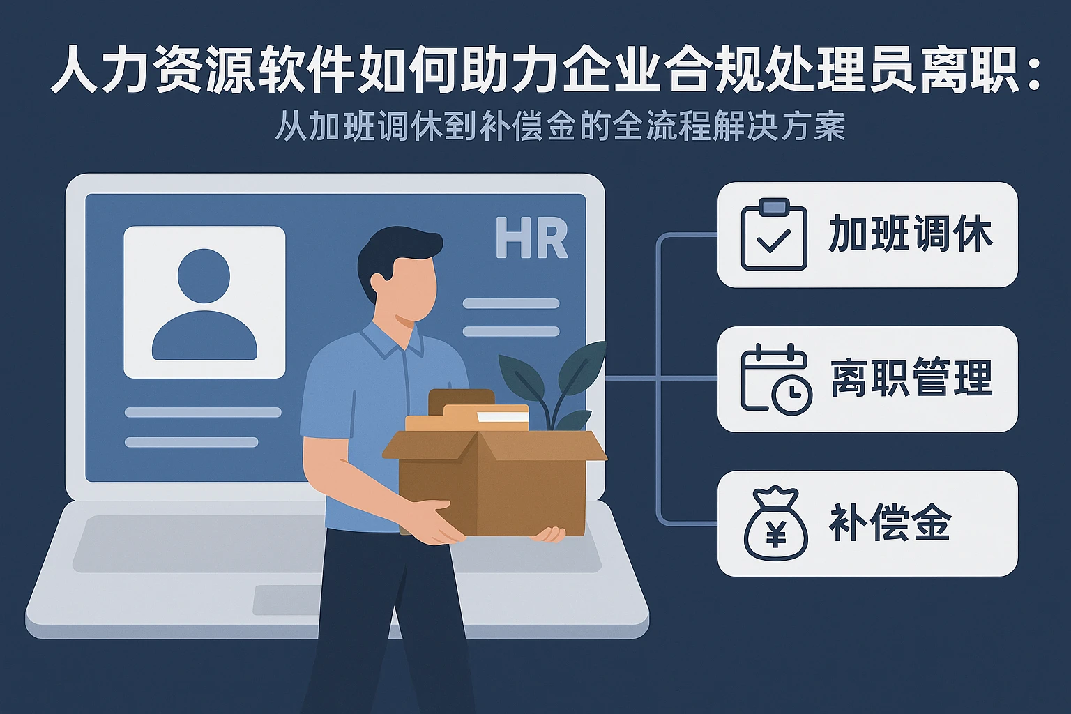 人力资源软件如何助力企业合规处理员工离职：从加班调休到补偿金的全流程解决方案