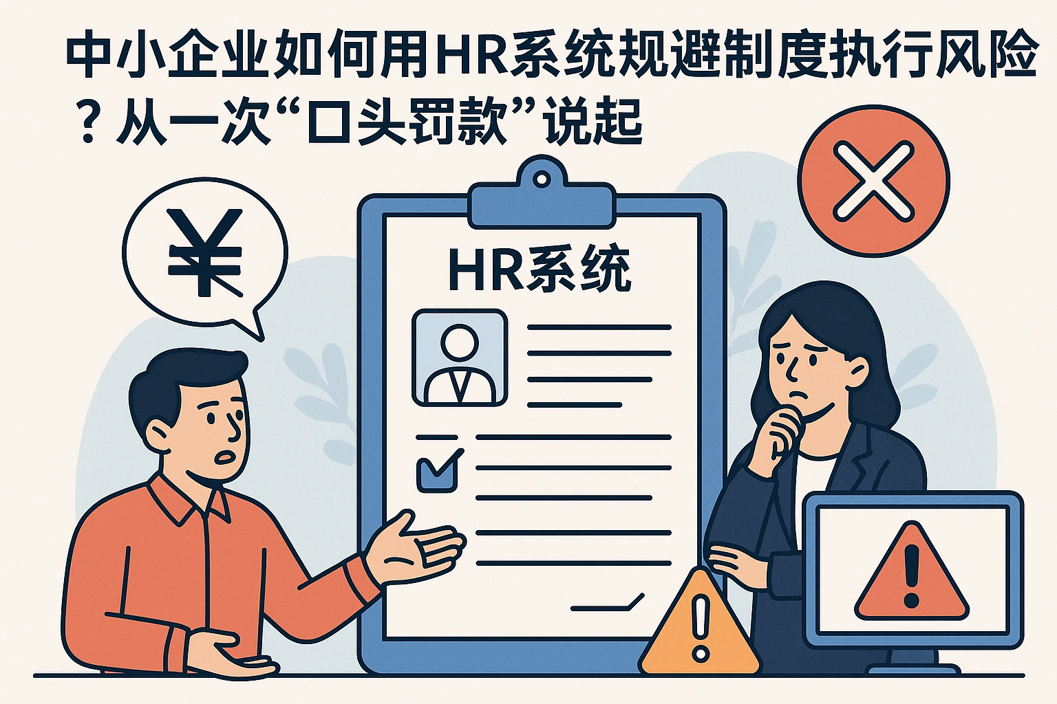 中小企业如何用HR系统规避制度执行风险？从一次“口头罚款”说起