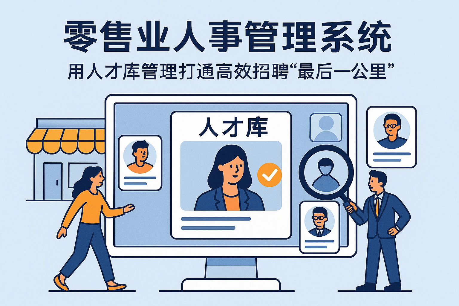 零售业人事管理系统：用人才库管理打通高效招聘“最后一公里”