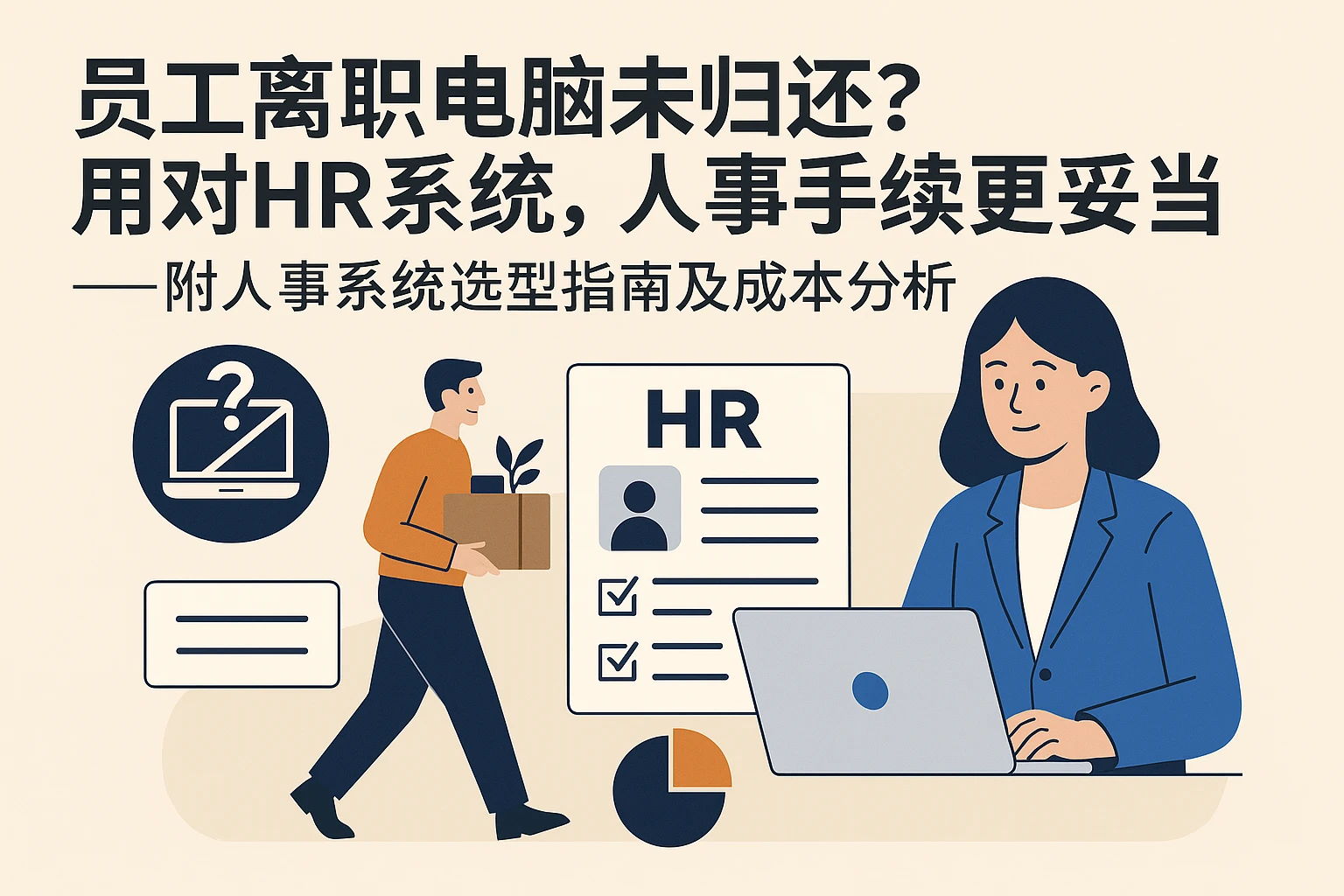 员工离职电脑未归还？用对HR系统，人事手续更妥当——附人事系统选型指南及成本分析