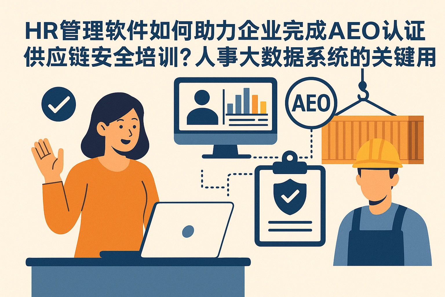 HR管理软件如何助力企业完成AEO认证供应链安全培训？人事大数据系统的关键作用