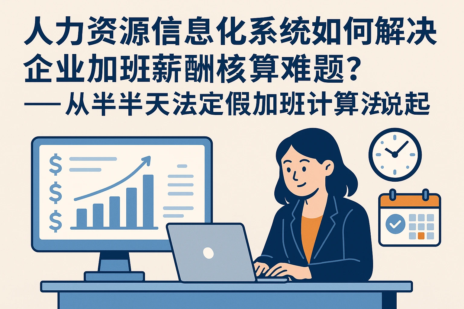 人力资源信息化系统如何解决企业加班薪酬核算难题？——从半天法定假加班计算说起