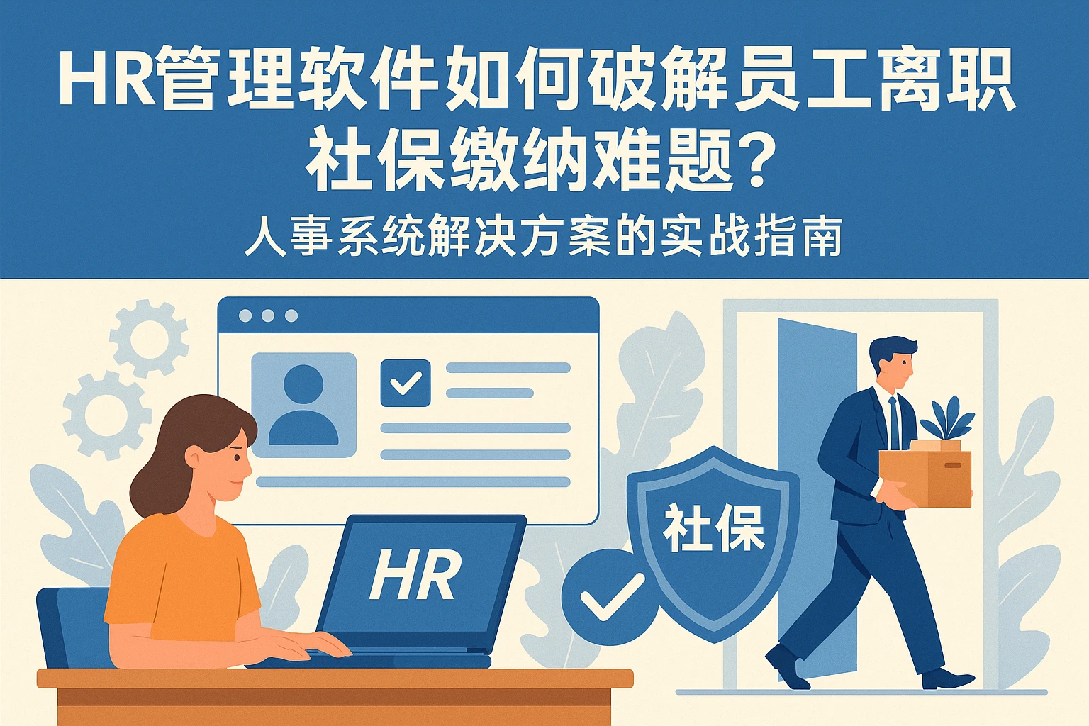 HR管理软件如何破解员工离职社保缴纳难题？人事系统解决方案的实战指南
