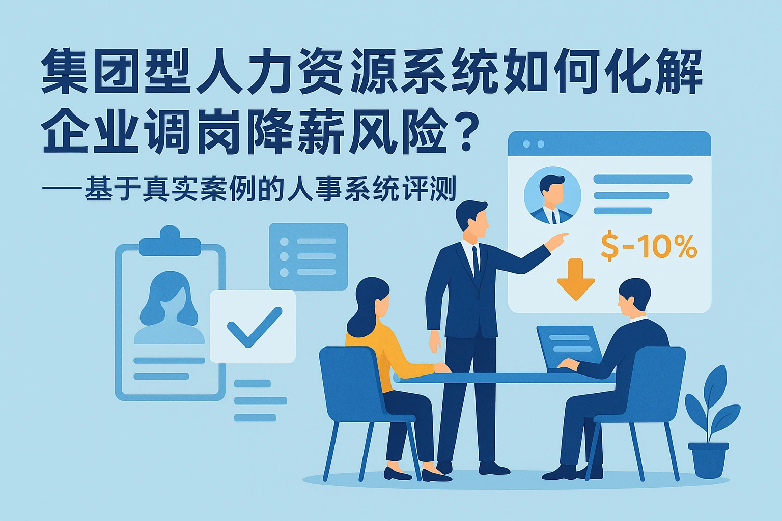 集团型人力资源系统如何化解企业调岗降薪风险？——基于真实案例的人事系统评测
