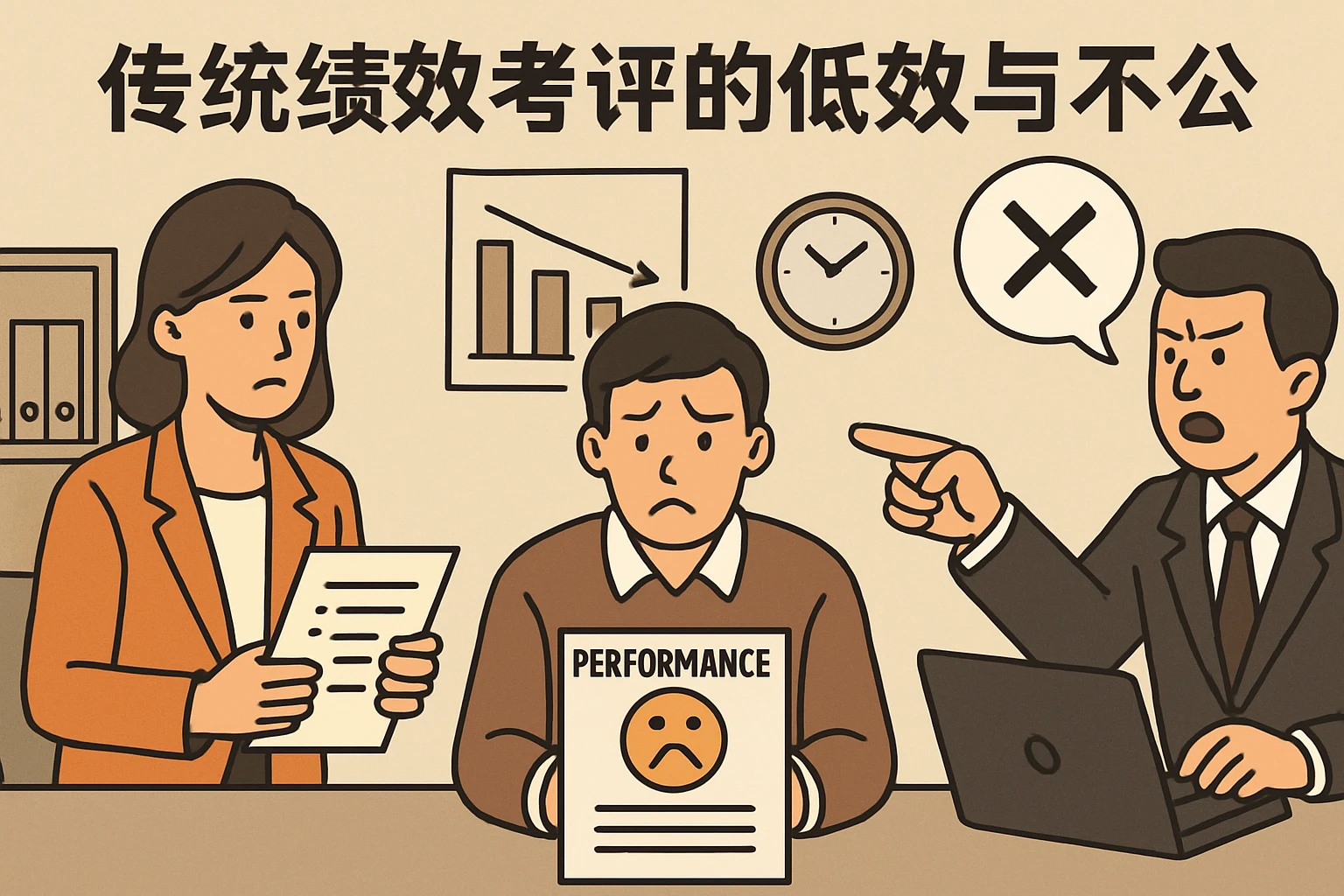 2. 传统绩效考评的低效与不公