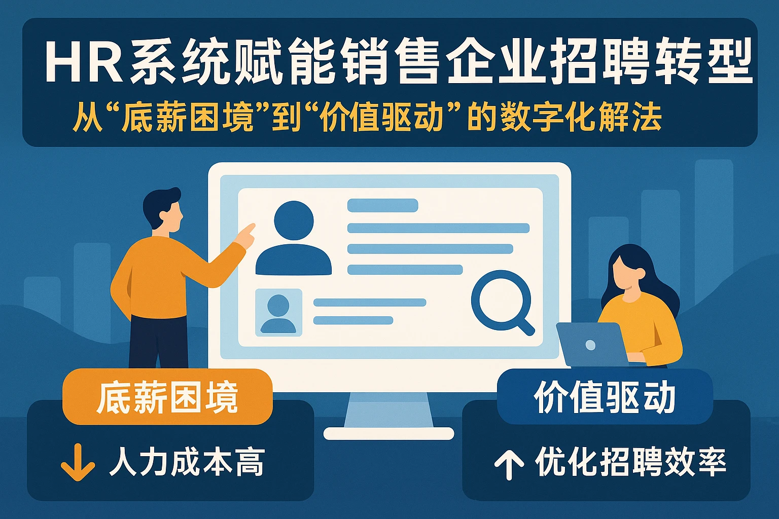 HR系统赋能销售企业招聘转型：从“底薪困境”到“价值驱动”的数字化解法