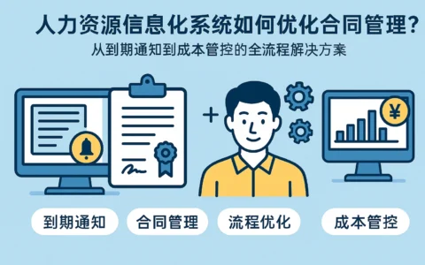 人力资源信息化系统如何优化合同管理？从到期通知到成本管控的全流程解决方案