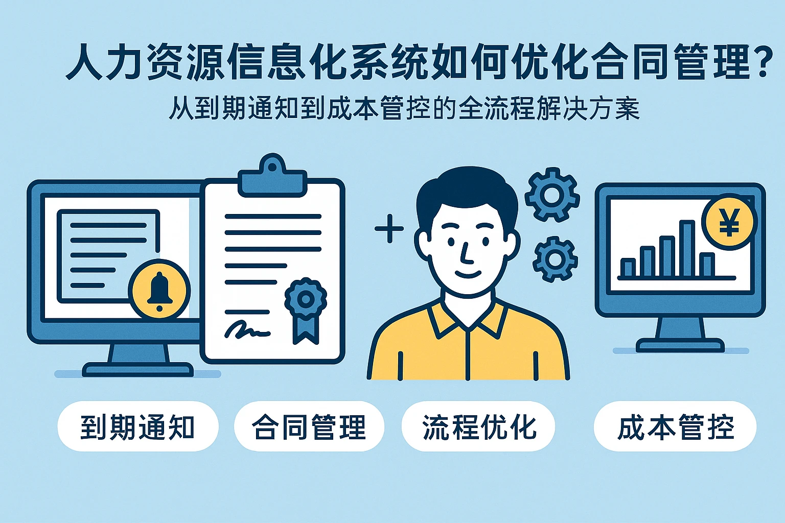 人力资源信息化系统如何优化合同管理？从到期通知到成本管控的全流程解决方案