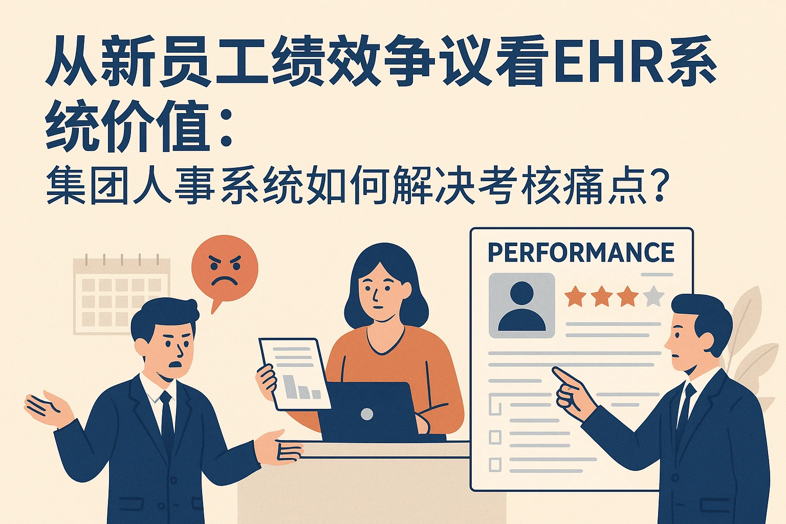 从新员工绩效争议看EHR系统价值：集团人事系统如何解决考核痛点？