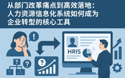 从部门改革痛点到高效落地：人力资源信息化系统如何成为企业转型的核心工具
