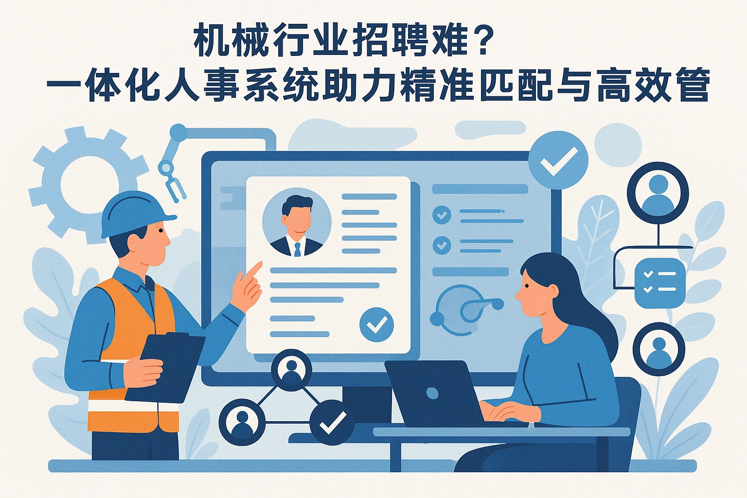机械行业招聘难？一体化人事系统助力精准匹配与高效管理