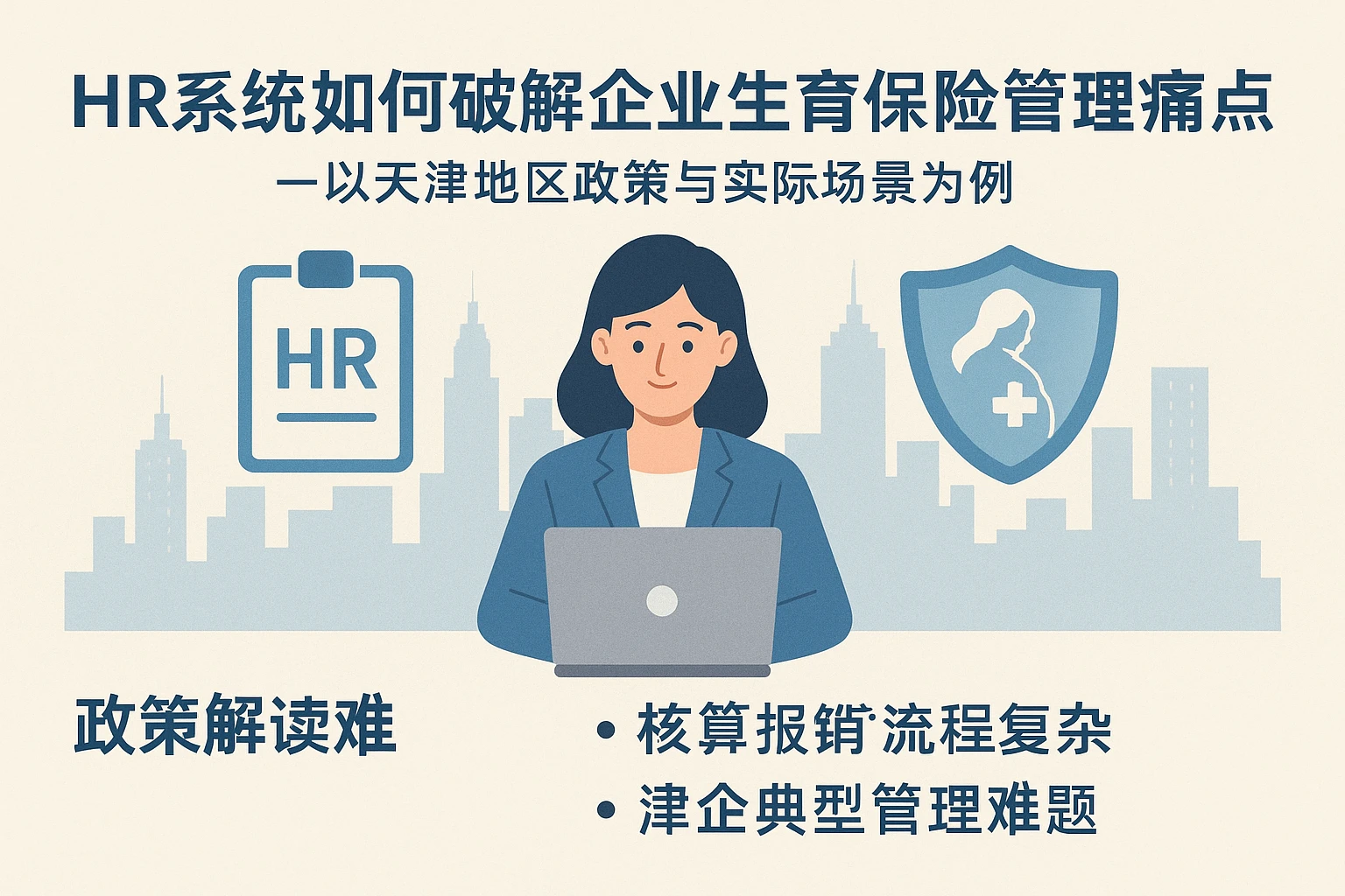 HR系统如何破解企业生育保险管理痛点——以天津地区政策与实际场景为例