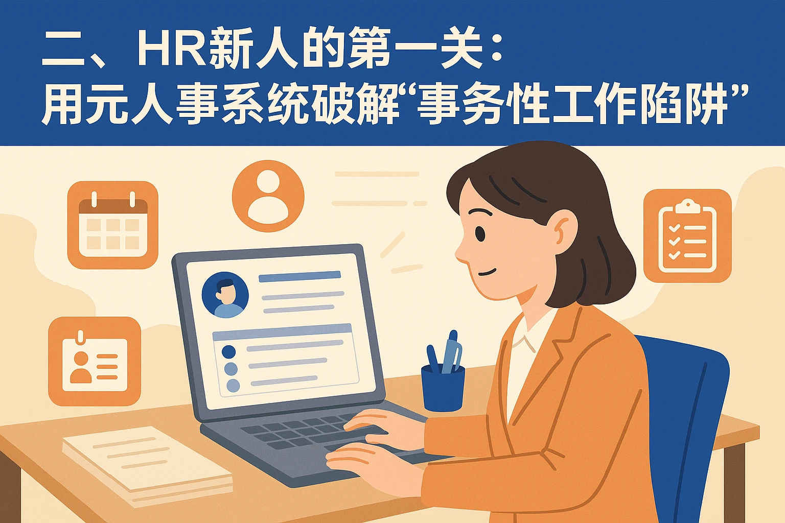 二、HR新人的第一关：用元人事系统破解“事务性工作陷阱”