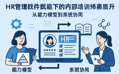 HR管理软件赋能下的内部培训师素质提升：从能力模型到系统协同