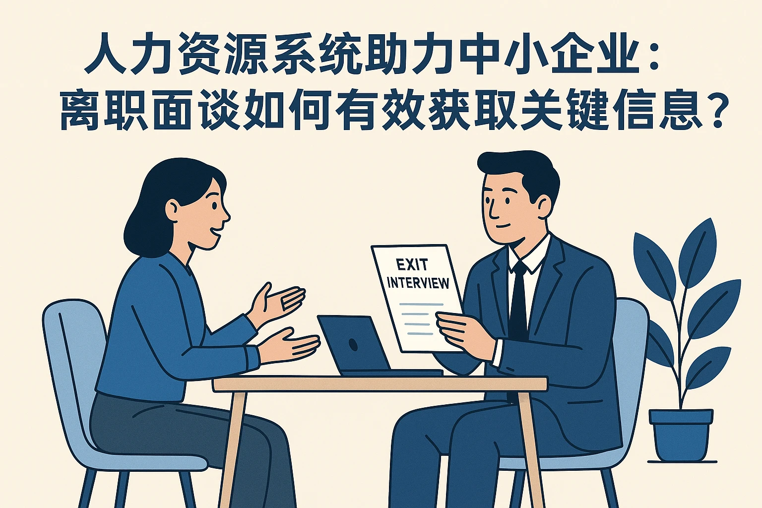 人力资源系统助力中小企业：离职面谈如何有效获取关键信息？