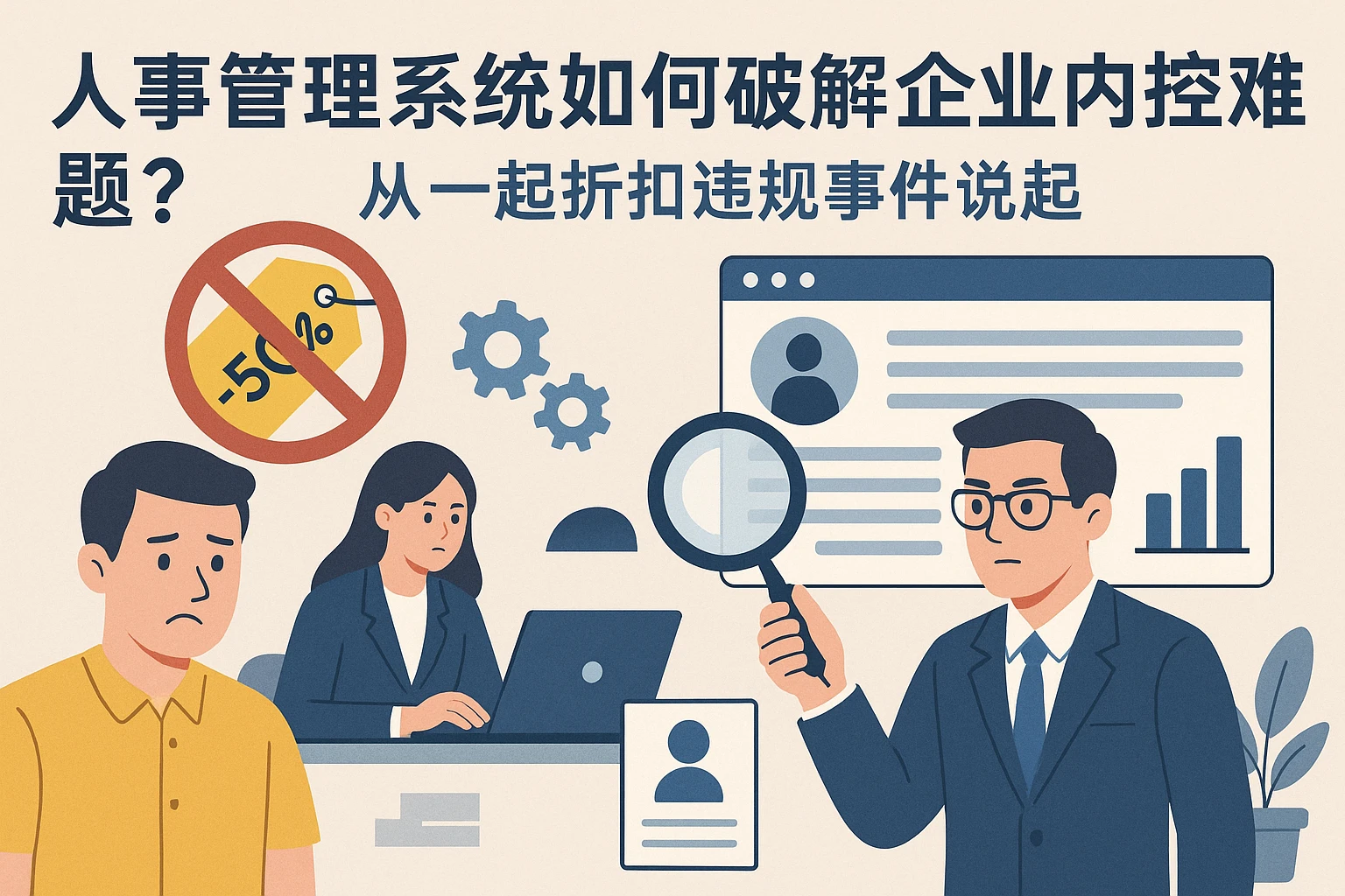 人事管理系统如何破解企业内控难题？从一起折扣违规事件说起