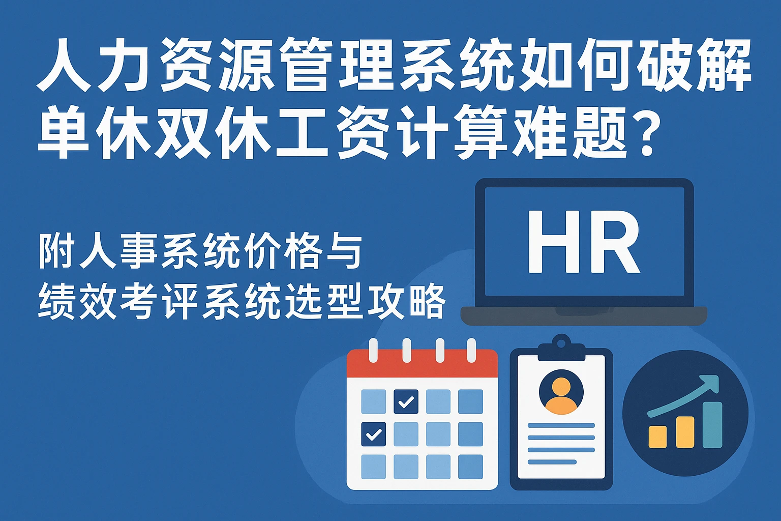 人力资源管理系统如何破解单休双休工资计算难题？附人事系统价格与绩效考评系统选型攻略