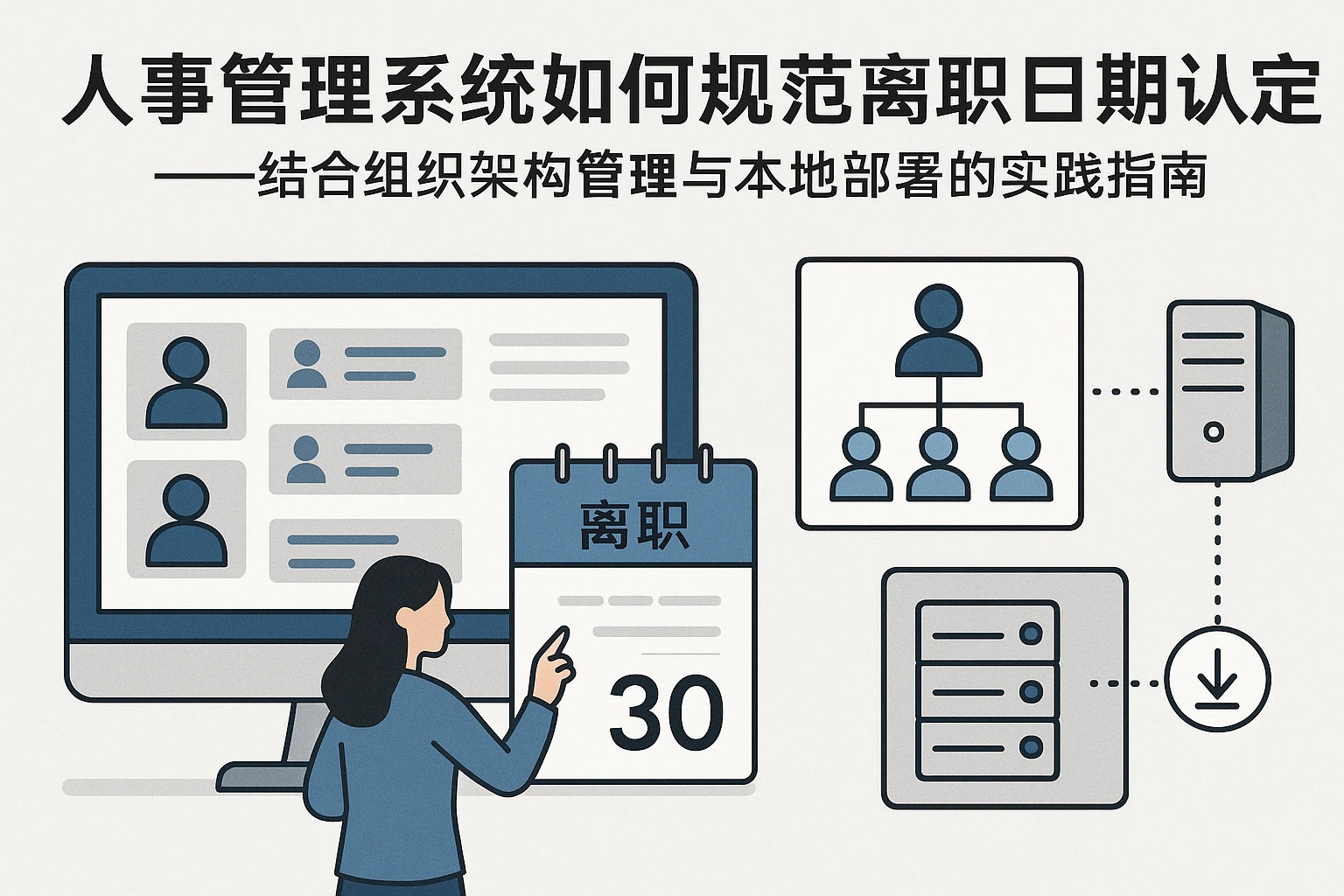 人事管理系统如何规范离职日期认定？——结合组织架构管理与本地部署的实践指南