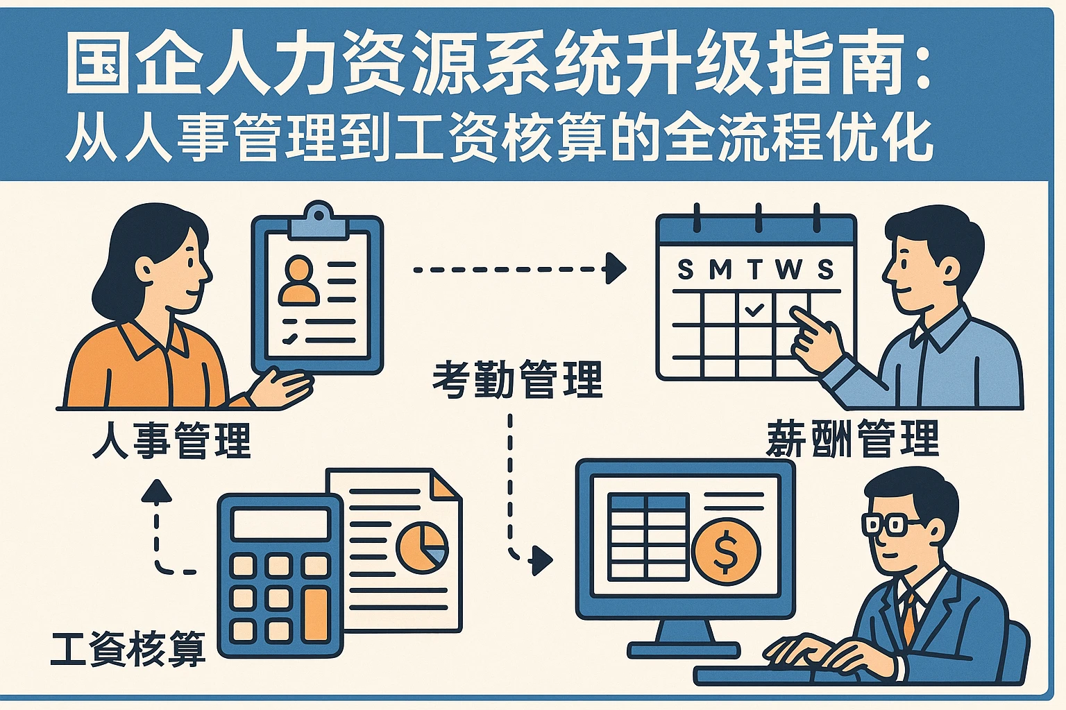 国企人力资源系统升级指南：从人事管理到工资核算的全流程优化
