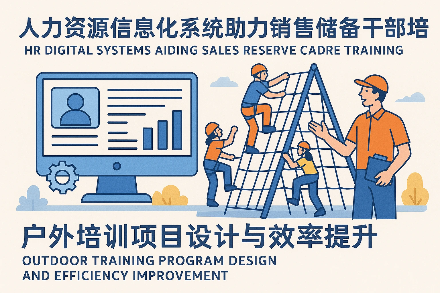 人力资源信息化系统助力销售储备干部培养：户外培训项目设计与效率提升