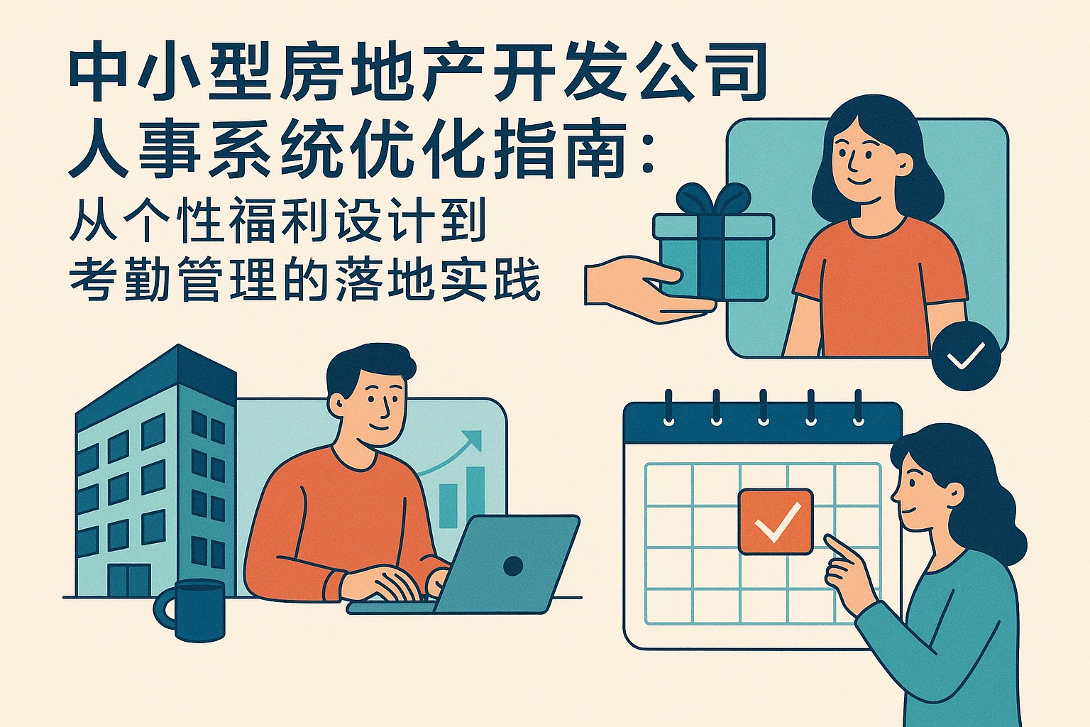 中小型房地产开发公司人事系统优化指南：从个性福利设计到考勤管理的落地实践
