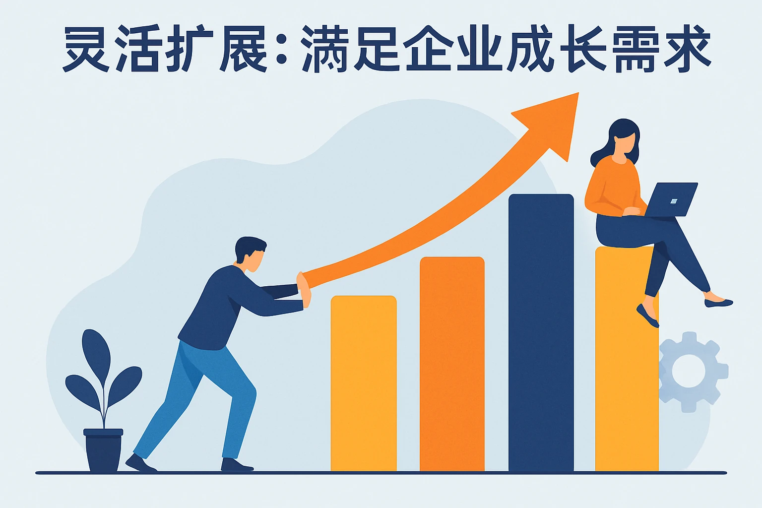 2. 灵活扩展：满足企业成长需求