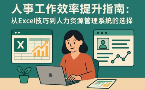 人事工作效率提升指南：从Excel技巧到人力资源管理系统的选择