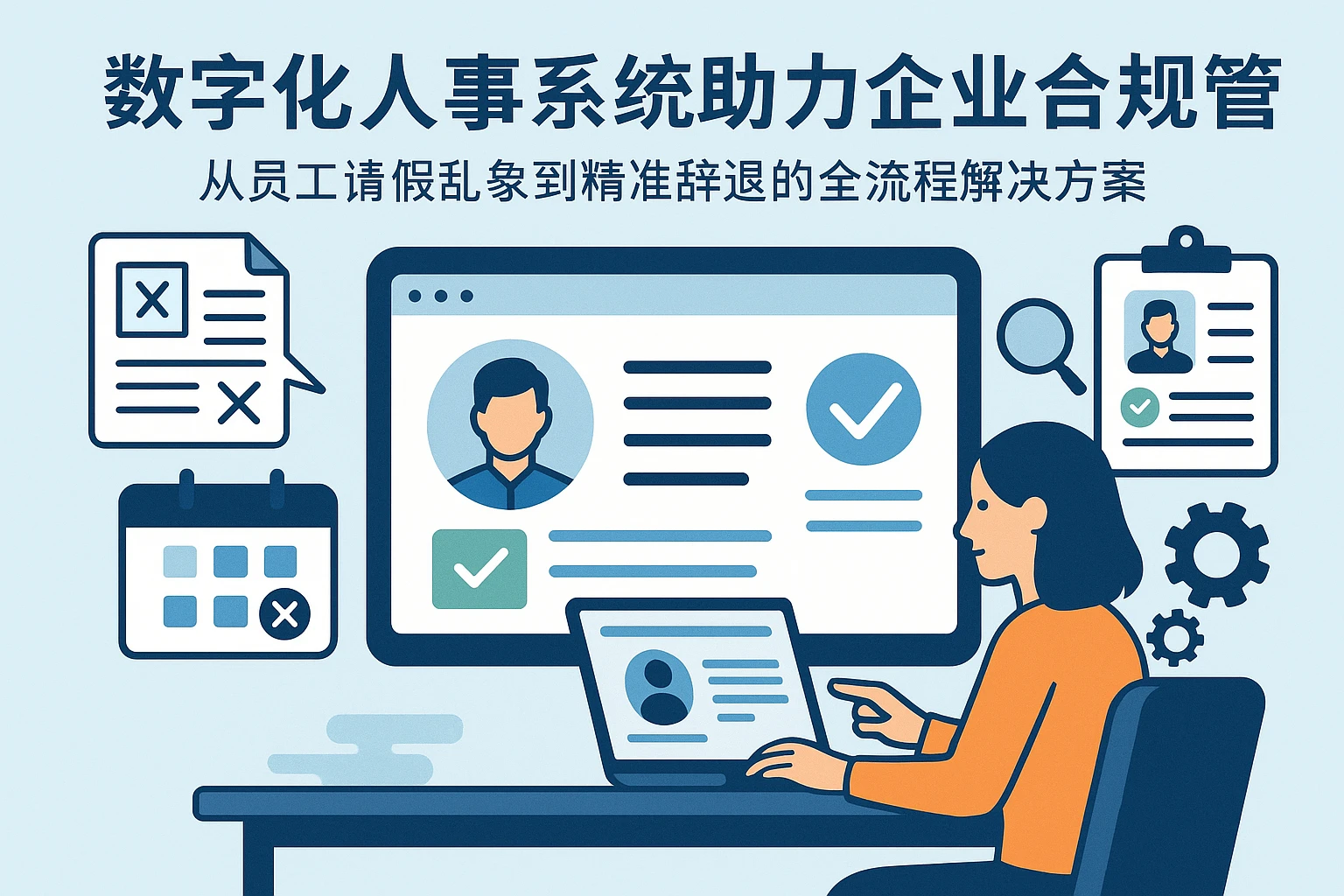 数字化人事系统助力企业合规管理：从员工请假乱象到精准辞退的全流程解决方案