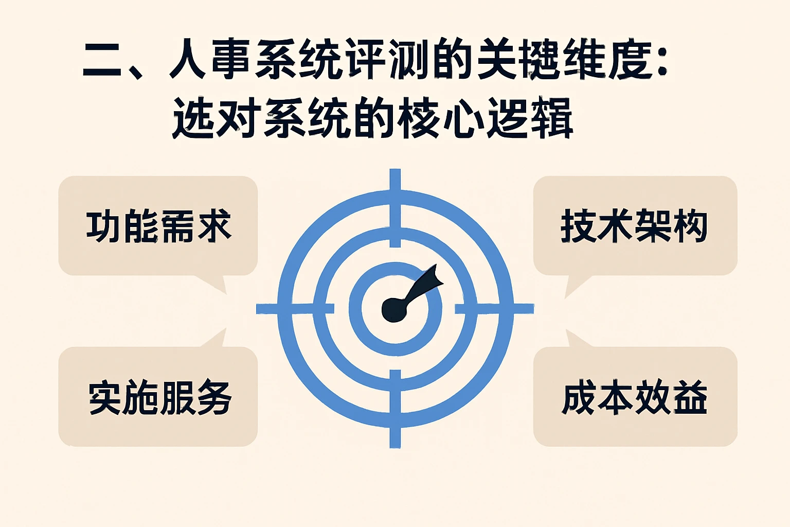 二、人事系统评测的关键维度：选对系统的核心逻辑