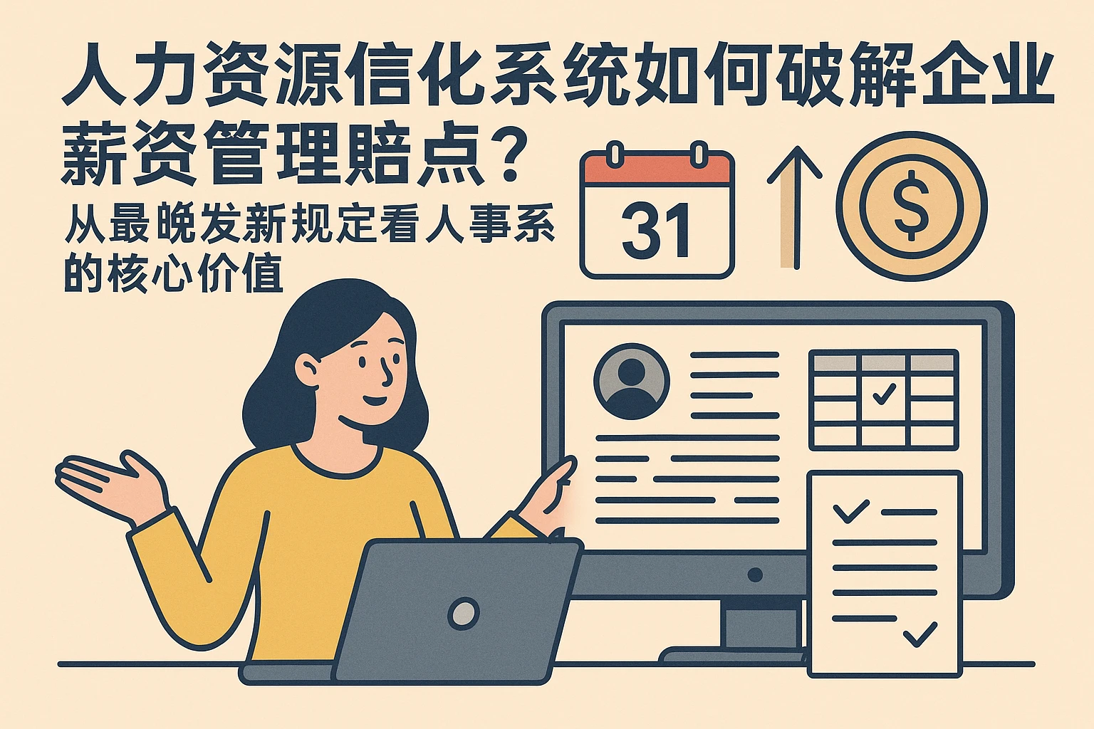 人力资源信息化系统如何破解企业薪资管理痛点？从最晚发薪规定看人事系统的核心价值