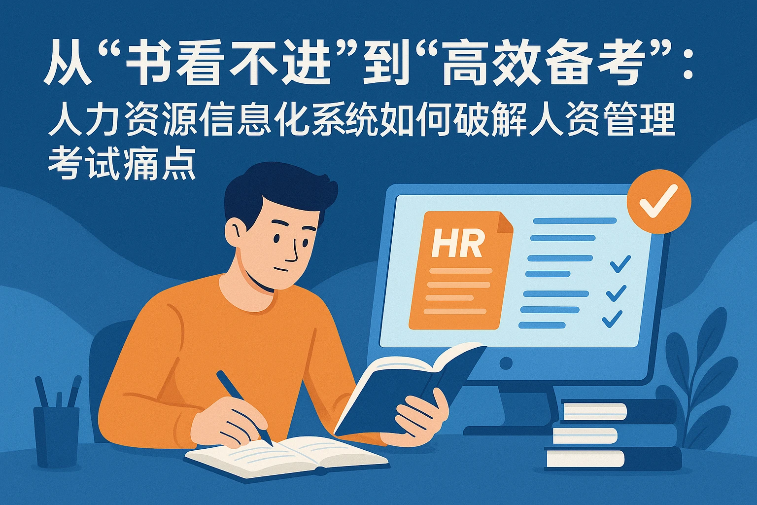 从“书看不进”到“高效备考”:人力资源信息化系统如何破解人资管理考试痛点