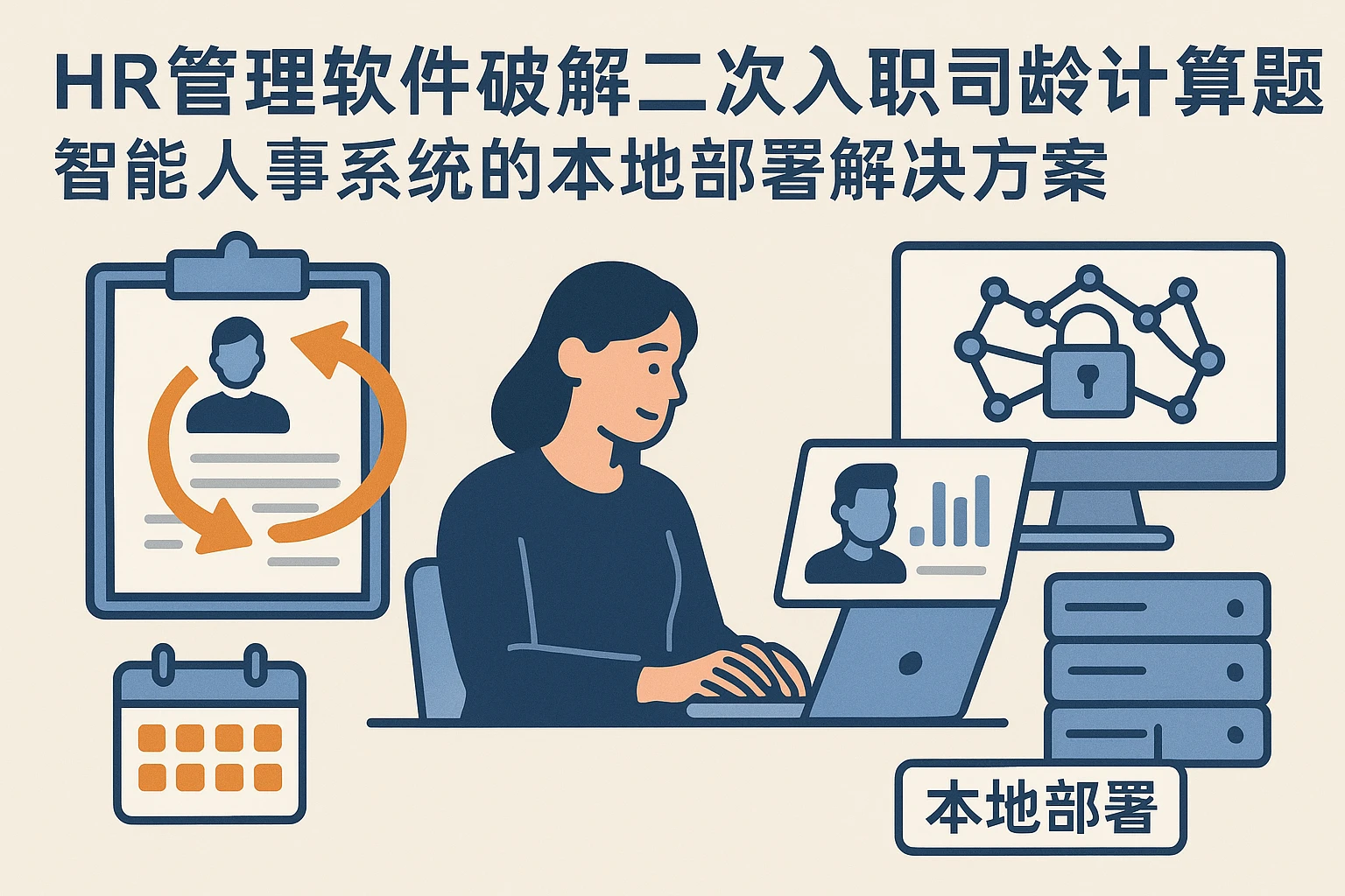 HR管理软件破解二次入职司龄计算难题：智能人事系统的本地部署解决方案