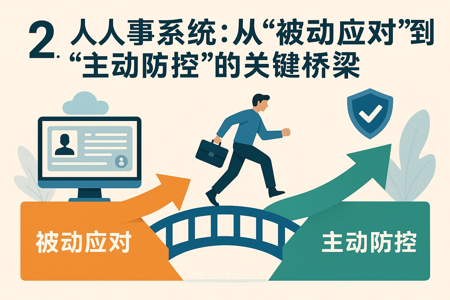 二、人事系统：从“被动应对”到“主动防控”的关键桥梁