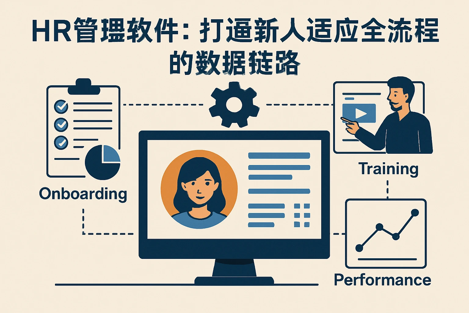 1. HR管理软件：打通新人适应全流程的数据链路